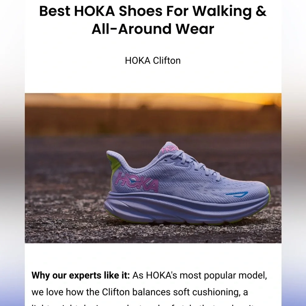 HOKA Clifton 9 running shoes - Picture 12 of 13